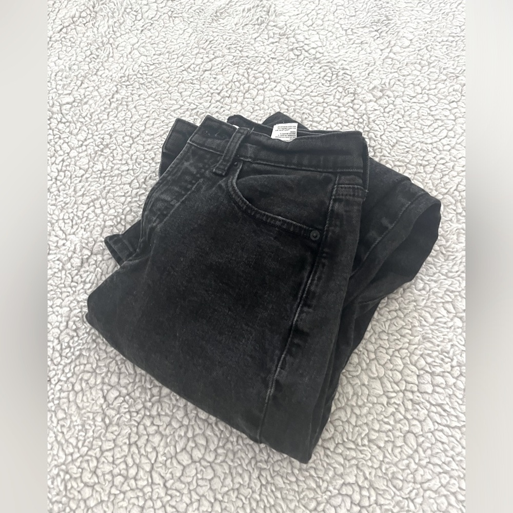Washed Black Denim